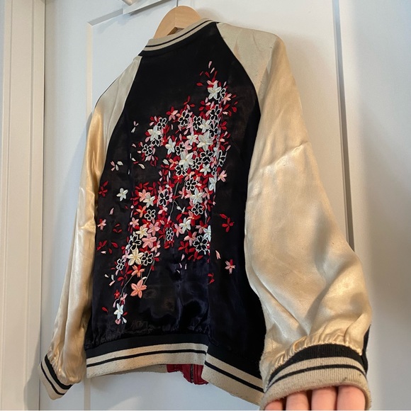 ✨Zara Reversible Bomber Jacket M✨ - Picture 8 of 11